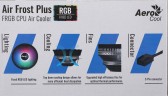 Устройство охлаждения(кулер) Aerocool Air Frost Plus RGB Soc-AM5/AM4/1200/1700/1851 черный 3-pin 24dB Al 110W 360gr Ret (AIR FROST PLUS FRGB 3P)
