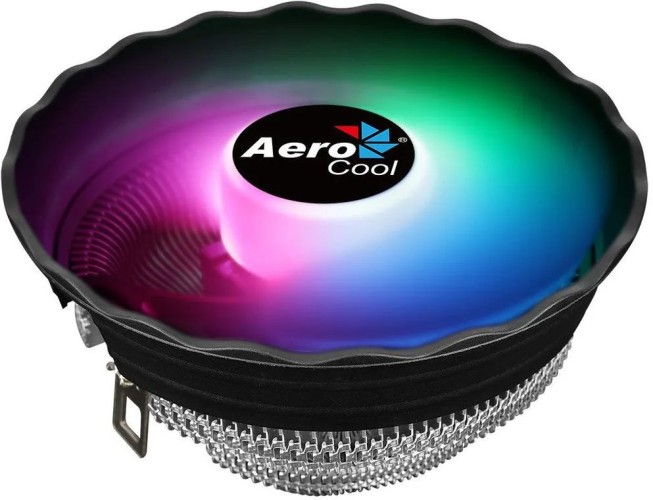 Устройство охлаждения(кулер) Aerocool Air Frost Plus RGB Soc-AM5/AM4/1200/1700/1851 черный 3-pin 24dB Al 110W 360gr Ret (AIR FROST PLUS FRGB 3P)