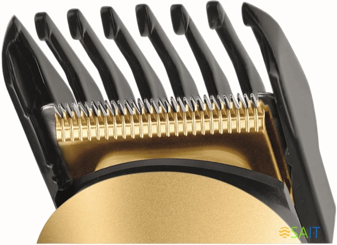Триммер Rowenta TN9118F0 черный/золотистый (насадок в компл:9шт)