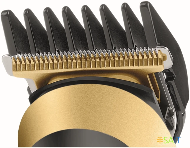 Триммер Rowenta TN9118F0 черный/золотистый (насадок в компл:9шт)