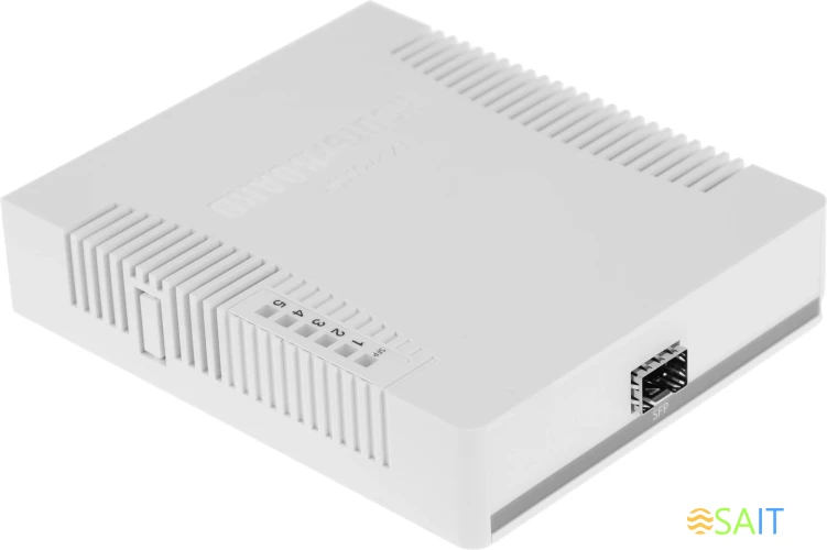 Коммутатор MikroTik RB260GS CSS106-5G-1S (L2) 5x1Гбит/с 1SFP управляемый