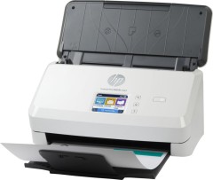 Сканер протяжный HP ScanJet Pro N4000 snw1 (6FW08A) A4 белый/черный