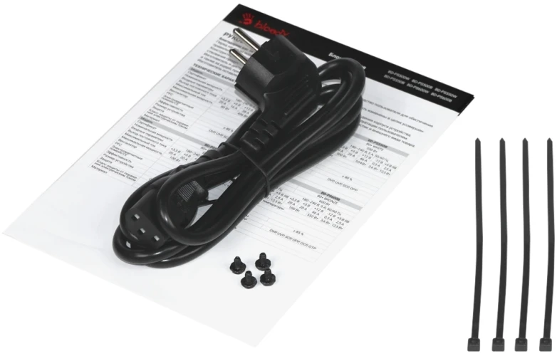 Блок питания Bloody ATX 700W BD-PS700W 80 PLUS WHITE (20+4pin) APFC 120mm fan 6xSATA RTL