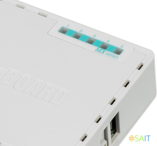 Роутер MikroTik hEX (RB750GR3) 10/100/1000BASE-TX белый