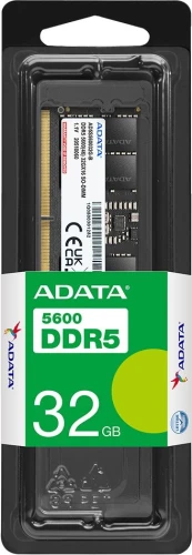 Память DDR5 32GB 5600MHz A-Data AD5U560032G-S RTL PC5-44800 CL46 DIMM 288-pin 1.1В single rank Ret