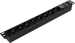 Блок распределения питания NTSS NTSS-PDU-DA1015 гор.размещ. 8xSchuko базовые 10A C14