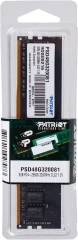 Память DDR4 8Gb 3200MHz Patriot PSD48G320081 Signature RTL Gaming PC4-25600 CL22 DIMM 288-pin 1.2В single rank Ret