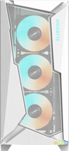 Корпус Gigabyte C301G белый без БП ATX 3x120mm 5x140mm 2xUSB3.0 audio bott PSU