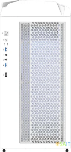 Корпус Gigabyte C301G белый без БП ATX 3x120mm 5x140mm 2xUSB3.0 audio bott PSU