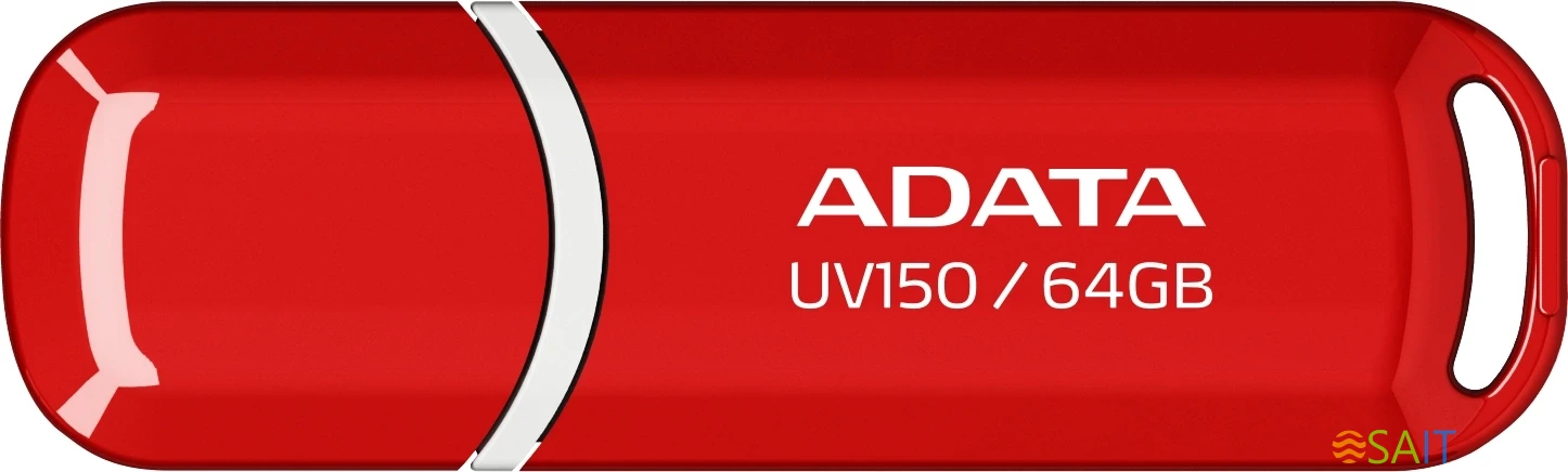 Флеш Диск A-Data 64Gb DashDrive UV150 AUV150-64G-RRD USB3.0 красный
