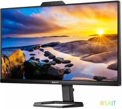 Монитор Philips 23.8&quot; 24E1N5300HE черный IPS LED 1ms 16:9 HDMI M/M Cam матовая HAS Piv 300cd 178гр/178гр 1920x1080 75Hz FreeSync DP FHD USB 4.37кг