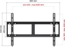 Кронштейн для телевизора Holder LCD-T6606 черный 32"-90" макс.60кг настенный наклон