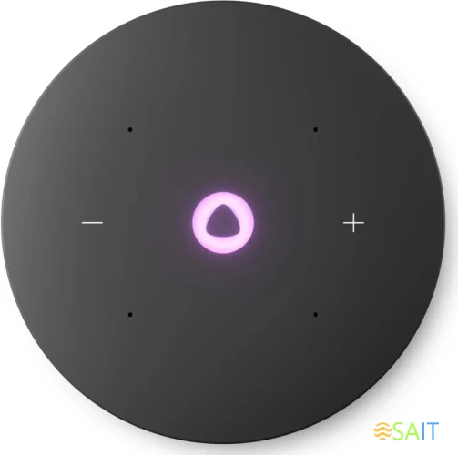 Умная колонка Yandex Станция Мини 3 Про Алиса серый 18W 1.0 BT/Wi-Fi (YNDX-00059GRY)