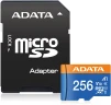 Флеш карта microSDXC 256GB A-Data AUSDX256GUICL10A1-RA1 Premier Pro + adapter