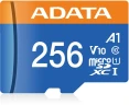 Флеш карта microSDXC 256GB A-Data AUSDX256GUICL10A1-RA1 Premier Pro + adapter