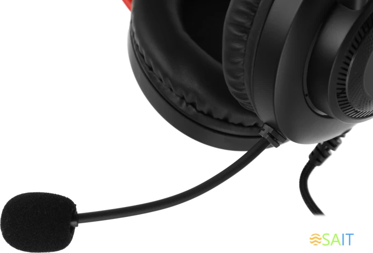 Наушники с микрофоном A4Tech Bloody G200 черный/красный 2м мониторные оголовье (G200  AUX3.5-4PIN +USB)