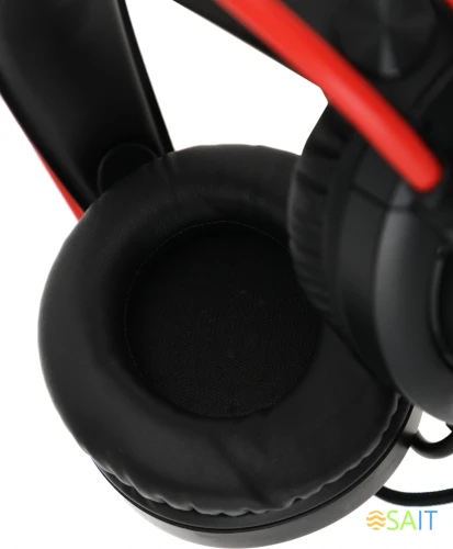 Наушники с микрофоном A4Tech Bloody G200 черный/красный 2м мониторные оголовье (G200  AUX3.5-4PIN +USB)