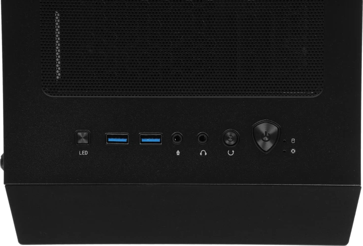 Корпус MSI MAG FORGE 112R черный без БП ATX 2x120mm 4x140mm 2xUSB3.0 audio bott PSU