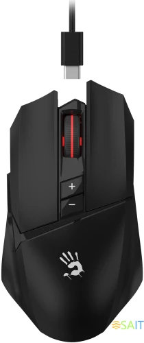 Мышь A4Tech Bloody R36 Ultra черный оптическая 12000dpi беспров. USB 7but