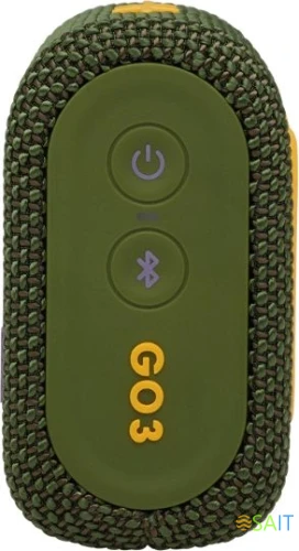 Колонка порт. JBL GO 3 зеленый 4.2W 1.0 BT (JBLGO3GRN)