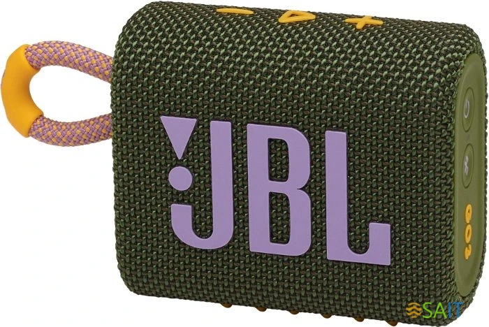 Колонка порт. JBL GO 3 зеленый 4.2W 1.0 BT (JBLGO3GRN)