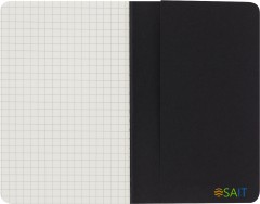 Блокнот Moleskine CAHIER JOURNAL QP312 Pocket 90x140мм обложка картон 64стр. клетка черный (3шт)