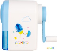 Точилка для карандашей механическая Deli E0641S 1 отверстие пластик ассорти