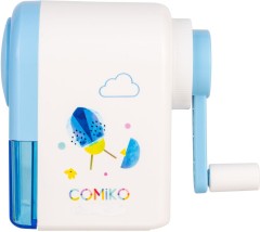 Точилка для карандашей механическая Deli E0641S 1 отверстие пластик ассорти