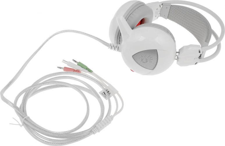 Наушники с микрофоном A4Tech Bloody G310 белый 1.8м мониторные оголовье (G310)