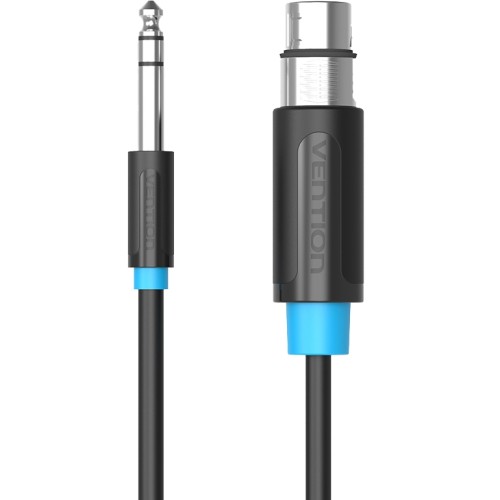 Кабель Vention аудио Jack 6.5 M/XLR F - 2м Кабель Vention jack 6.5 mm(m)/XLR(f) - 2 м (BBEBH)