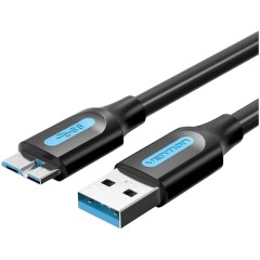 Кабель Vention USB 3.0 AM/micro B - 2м. Кабель Vention USB 3.0 AM/Micro-B - 2 м (COPBH)
