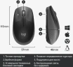 Мышь Logitech M190 черный/темно-серый оптическая 1000dpi беспров. USB для ноутбука 2but (910-005905/910-005902)