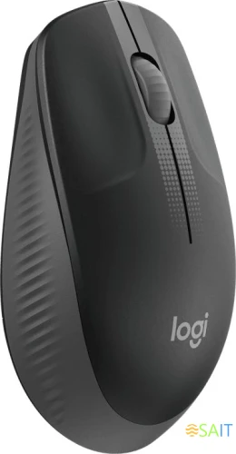 Мышь Logitech M190 черный/темно-серый оптическая 1000dpi беспров. USB для ноутбука 2but (910-005905/910-005902)