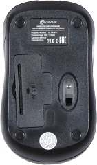 Мышь Оклик 445MW черный оптическая 1600dpi беспров. USB 3but (945817)