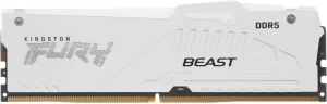 Память DDR5 32GB 6000MHz Kingston KF560C36BWEA-32 Fury Beast White Expo RGB RTL Gaming PC5-48000 CL36 DIMM 288-pin 1.35В dual rank с радиатором Ret