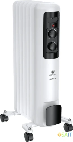 Радиатор масляный Royal Clima GUARDA ROR-GU7-1500M 1500Вт белый/серый