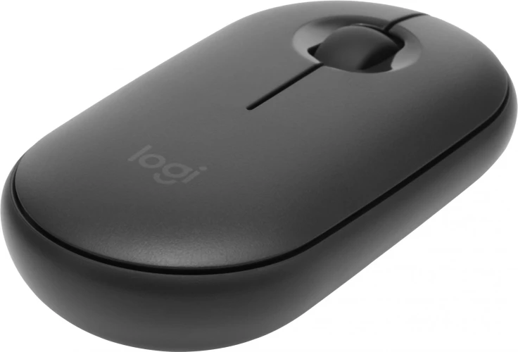 Мышь Logitech Pebble M350 темно-серый оптическая 1000dpi беспров. BT/Radio USB 2but (910-005576)