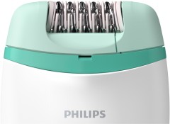Эпилятор Philips BRE224/00 скор.:2 насад.:1 белый/мятный