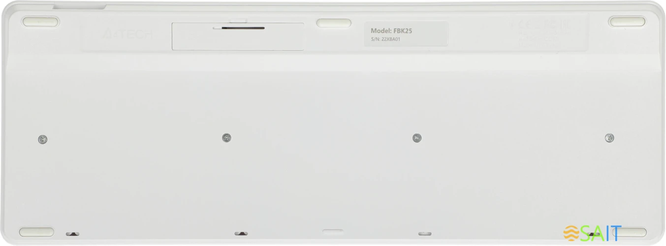 Клавиатура A4Tech Fstyler FBK25 белый/серый USB беспроводная BT/Radio slim Multimedia