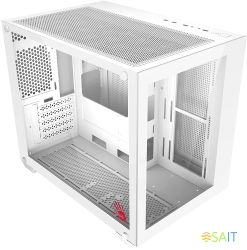 Корпус Bloody BD-CC108 белый без БП mATX 9x120mm 2xUSB3.0 audio bott PSU