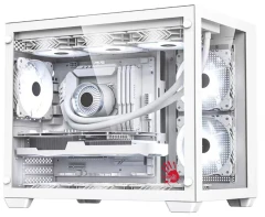 Корпус Bloody BD-CC108 белый без БП mATX 9x120mm 2xUSB3.0 audio bott PSU