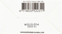 Мышь Defender MB-230 черный оптическая 1600dpi USB 2but (52231)