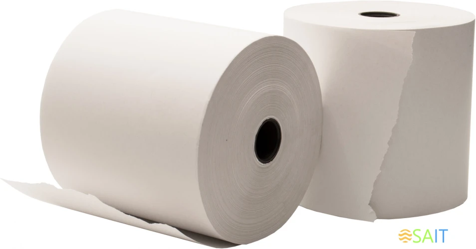 Лента чековая Silwerhof 80мм 80м 12mm термобумага (упак.9шт)