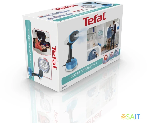 Отпариватель ручной Tefal DT7000E0 1100Вт белый/синий