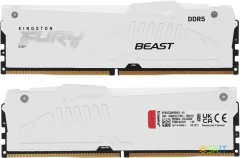 Память DDR5 2x32GB 6000MHz Kingston KF560C30BWEAK2-64 Fury Beast RGB RTL Gaming PC5-48000 CL30 DIMM 288-pin 1.4В kit single rank с радиатором Ret