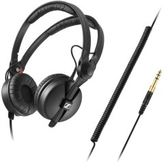 Наушники накладные Sennheiser HD 25 PLUS 1.5м черный проводные оголовье (506908)