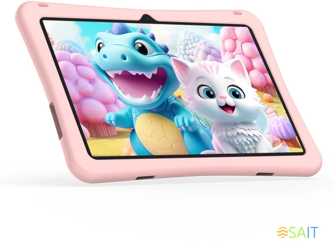Планшет Teclast P30T Kids A523 (1.8) 8C RAM4Gb ROM64Gb 10.1" IPS 1280x800 Android 14 розовый 5Mpix 2Mpix BT WiFi microSD 256Gb 6000mAh 10hr