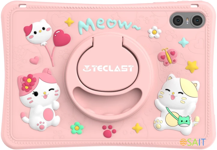 Планшет Teclast P30T Kids A523 (1.8) 8C RAM4Gb ROM64Gb 10.1" IPS 1280x800 Android 14 розовый 5Mpix 2Mpix BT WiFi microSD 256Gb 6000mAh 10hr