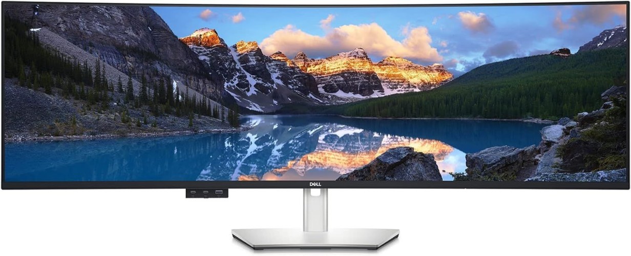 Монитор Dell 49" UltraSharp U4924DW черный IPS LED 32:9 HDMI M/M матовая HAS Piv 350cd 178гр/178гр 5120x1440 60Hz DP UHD USB 16.3кг