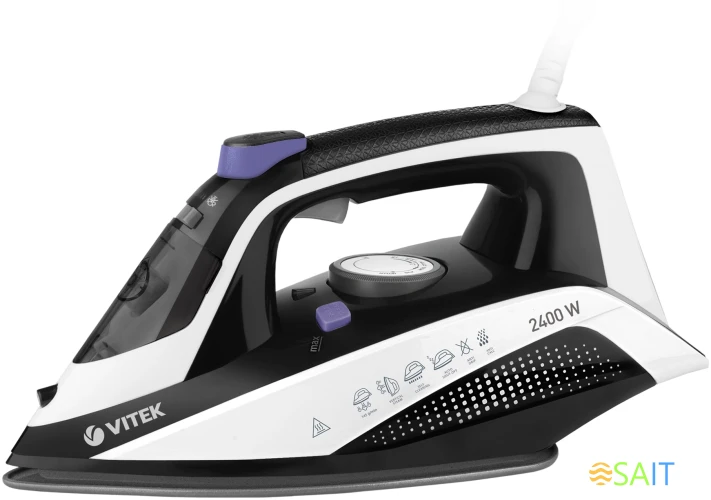 Утюг Vitek Prive VT-8360 2400Вт черный/белый